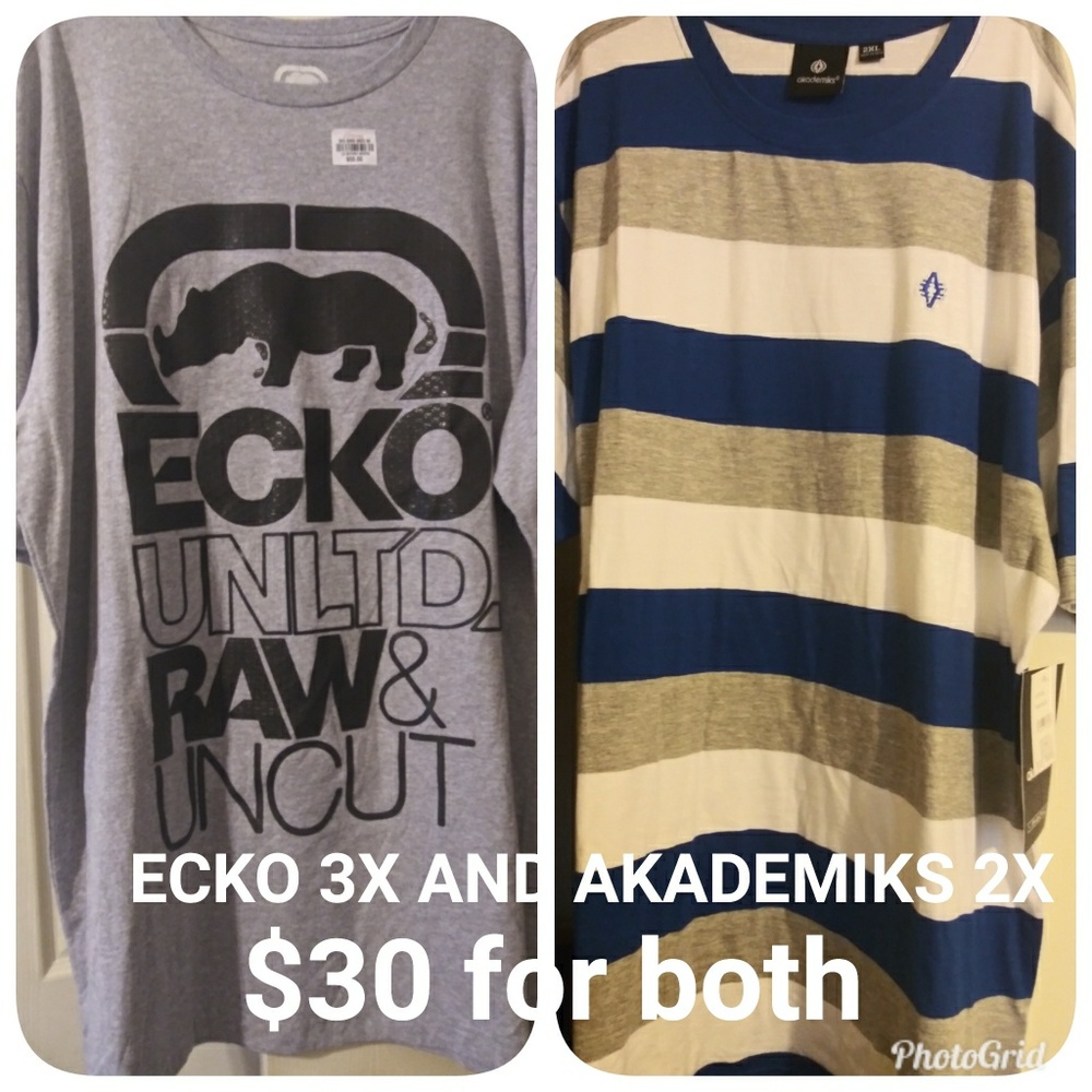 NWT 3X ECKO 2X AKADEMIKS